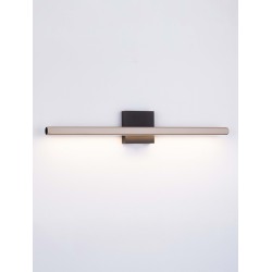 Sandy Gold Beige Auminium Matt Black Base