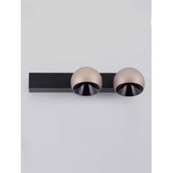 Triac Dimmable Champaign Gold Aluminium & Black Base