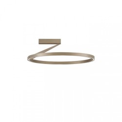 Πλαφονιέρα Tilia Καφέ Moka LED 44W με Ρυθμιζόμενο Φως 9088136 Nova Luce
