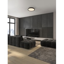 Φωτιστικό Οροφής Felicia Μαύρο Αλουμινίου LED 25W 9268044 Nova Luce