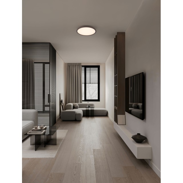Φωτιστικό Οροφής Felicia Καφέ Αλουμίνιο LED 44W 9268047 Nova Luce