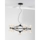 Black Aluminium & Acrylic LED 52 Watt 230V 2983.57Lm 3200K IP20 D: 89 H: 120 cm 9695400