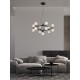 Black Aluminium & Acrylic LED 52 Watt 230V 2983.57Lm 3200K IP20 D: 89 H: 120 cm 9695400