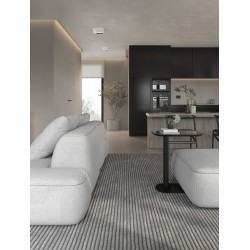 Sandy White Aluminium & Steel