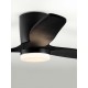 Sandy Black Metal & Acrylic Black Wood Color Blades Sandy Black Metal & Acrylic Black Wood Color Blades