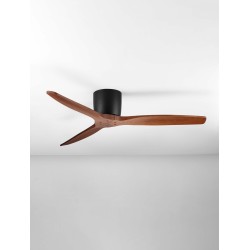 Sandy Black Metal Base & Dark Wood Color Blades Sandy Black Metal Base & Dark Wood Color Blades