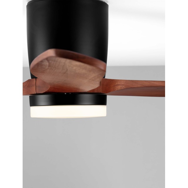 Sandy Black Metal & Acrylic Dark Wood Color Blades Sandy Black Metal & Acrylic Dark Wood Color Blades