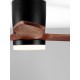 Sandy Black Metal & Acrylic Dark Wood Color Blades Sandy Black Metal & Acrylic Dark Wood Color Blades