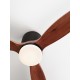 Sandy Black Metal & Acrylic Dark Wood Color Blades Sandy Black Metal & Acrylic Dark Wood Color Blades