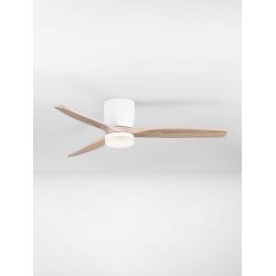 Sandy White Metal & Acrylic Natural Wood Color Blades Sandy White Metal & Acrylic Natural Wood Color Blades