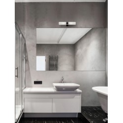 Sandy Black Aluminium & Opal Glass