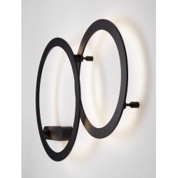Φωτιστικό Τοίχου Lyb Αλουμινίου Μαύρο LED 9980579 Nova Luce