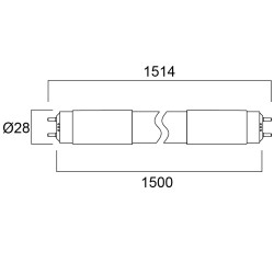 Λάμπα LED Tube ToLEDo NEOS T8 CCG L1200 1600LM 840 15K SL