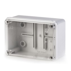 Κουτί με διάφανο καπάκι 120x80x50mm IP56