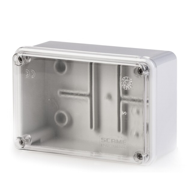 Κουτί με διάφανο καπάκι 120x80x50mm IP56