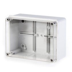 Κουτί με διάφανο καπάκι 150x110x70mm IP56