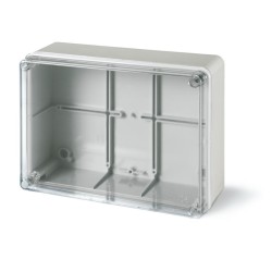 Κουτί με διάφανο καπάκι 190x140x70mm IP56