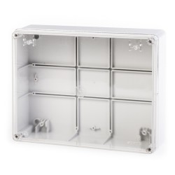 Κουτί με διάφανο καπάκι 240x190x90mm IP56