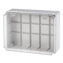 Κουτί με διάφανο καπάκι 300x220x120mm IP56