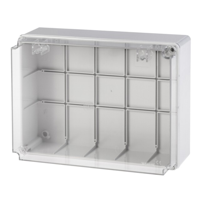 Κουτί με διάφανο καπάκι 300x220x120mm IP56