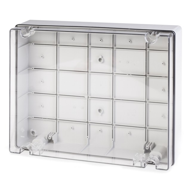 Κουτί με διάφανο καπάκι 380x300x120mm IP56
