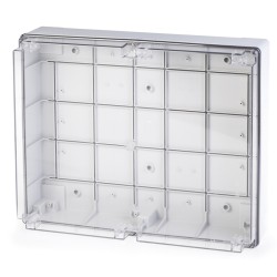 Κουτί με διάφανο καπάκι 450x370x130mm IP56