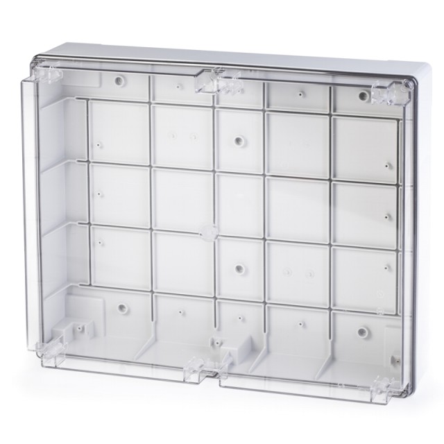 Κουτί με διάφανο καπάκι 450x370x130mm IP56