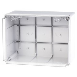 Κουτί με διάφανο καπάκι 300x220x170mm IP56
