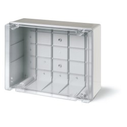 Κουτί με διάφανο καπάκι 380x300x170mm IP56