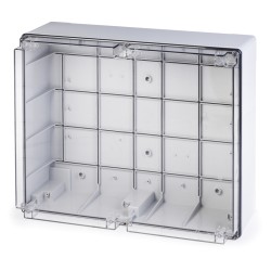 Κουτί με διάφανο καπάκι 450x370x180mm IP56