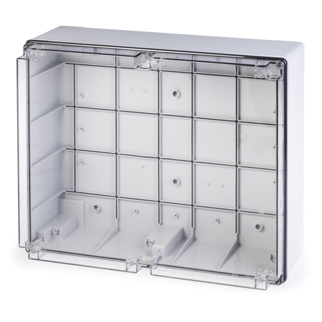 Κουτί με διάφανο καπάκι 450x370x180mm IP56