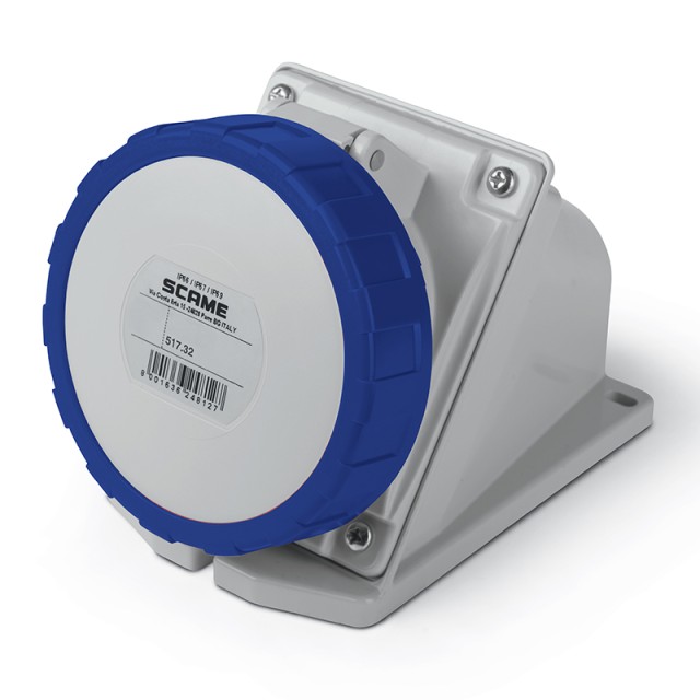 Πρίζα θηλυκή επίτοιχη 3x32A 6h IP67