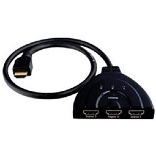 DATA SWITCH HDMI 3 ΣΕ 1 ΣΥΣΚΕΥΗ PIGTAIL BLISTER VZN FEV 
