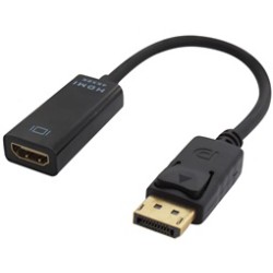 HDMI CONVERTER ΑΠΟ DISPLAY PORT 1.2V ΣΕ HDMI 1.4B 0.2m ΜΑΥΡΟ JS-DP217 BAG FEV PLY 