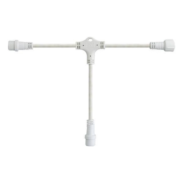 DIY, ΛΕΥΚΟ ΚΑΟΥΤΣΟΥΚ ΚΑΛΩΔΙΟ ΤΥΠΟΥ ΤΑΦ, 3 ΚΟΝΕΚΤΟΡΕΣ, 10cm, IP65