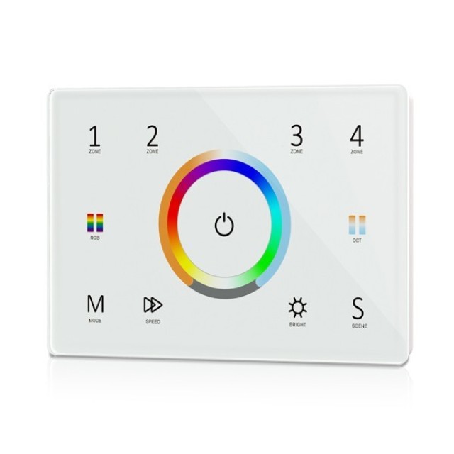DMX MASTER/RF ΧΩΝΕΥΤΟ "T15(IT)\'\' ΜΟΝΟΧΡΩΝΟ/CCT/RGB/RGBW/RGB+CCT 100-240VAC 4 ΔΙΑΔΡΟΜΕΣ
