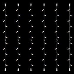 ΣΕΙΡΑ, DIY ΣΕΤ 6 ΤΜΧ, 30 LED, ΛΕΥΚΟ ΚΑΟΥΤΣΟΥΚ ΚΑΛΩΔΙΟ, 2 ΕΠΕΚΤΑΣΕΙΣ, ΘΕΡΜO ΛΕΥΚO LED ΑΝΑ 10cm, ΙΡ65