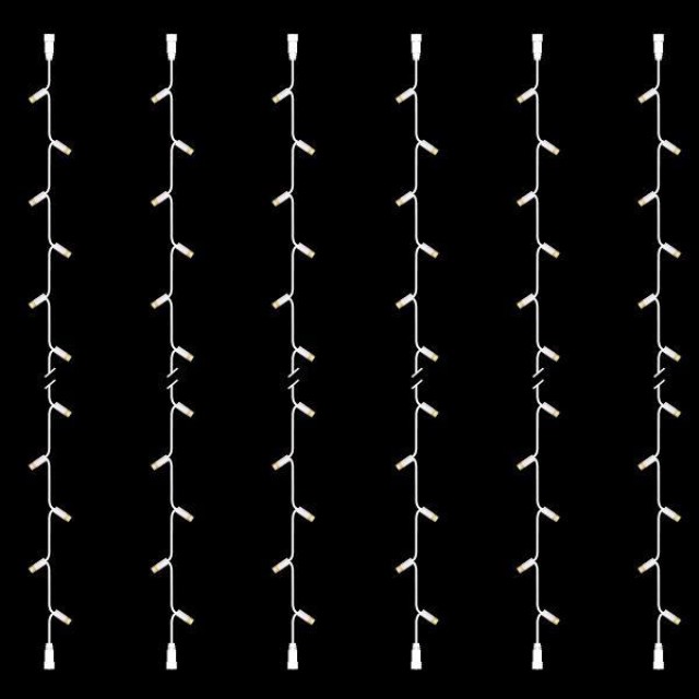 ΣΕΙΡΑ, DIY, 30LED, ΛΕΥΚΟ ΚΑΛΩΔΙΟ ΚΑΟΥΤΣΟΥΚ, ΜΕ ΕΠΕΚΤΑΣΗ, 2 ΚΟΝΕΚΤΟΡΕΣ, ΘΕΡΜO ΛΕΥΚO LED, ΑΝΑ 10cm, ΣΕΤ 6ΤΜΧ, ΙΡ65