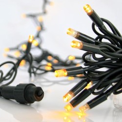 ΣΕΙΡΑ, 100 LED 5mm ΜΕ ΚΑΛΥΜΜΑ, 230V, 3 ΕΠΕΚΤΑΣΕΙΣ ΕΩΣ 9 ΣΕΤ, ΠΡΑΣΙΝΟ ΚΑΟΥΤΣΟΥΚ ΚΑΛΩΔΙΟ, DAYLIGHT LED ANA 10cm, ΠΡΟΕΚΤΑΣΗ ΠΑΡΟΧΗΣ 1.5m, ΙΡ65