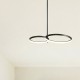 ΦΩΤΙΣΤΙΚΟ ΚΡΕΜΑΣΤΟ 2ΦΩΤΟ LED 30W 600X360X250 ΜΑΥΡΟ ARTE ILLUMINA