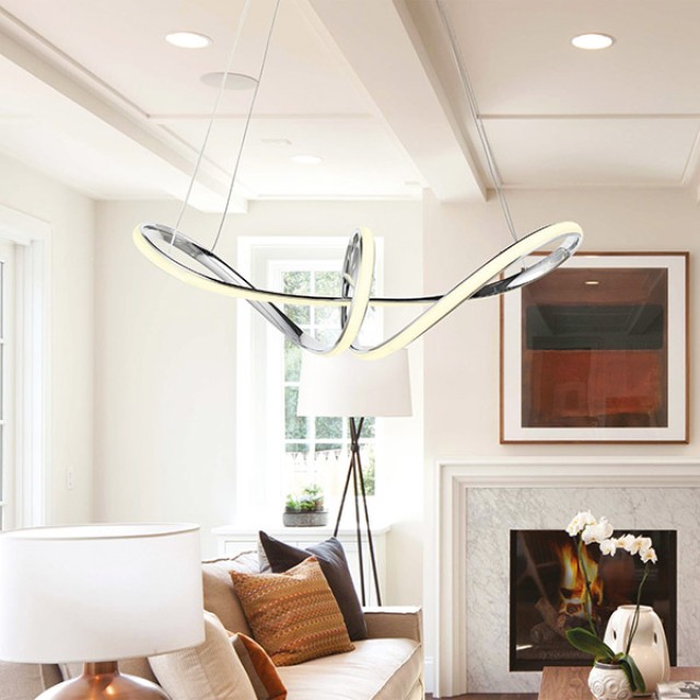 ARTE ILLUMINA SATURN ΦΩΤΙΣΤΙΚΟ ΚΡΕΜΑΣΤΟ LED 42W Φ670X200X200 4000Κ ΝΙΚΕΛ