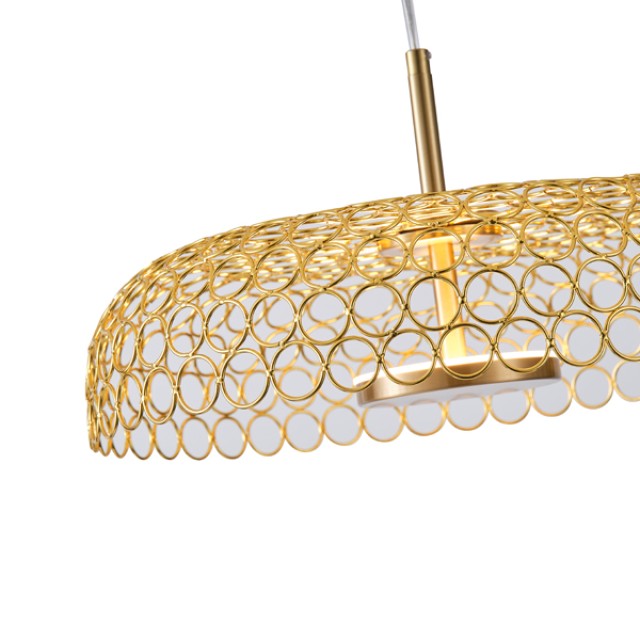 ΦΩΤΙΣΤΙΚΟ ΚΡΕΜΑΣΤΟ ΜΕΤΑΛΛΟ ΜΟΝΟΦΩΤΟ LED 10W 1080Lm 3000K Φ350x1390mm ΧΡΥΣΟ ARTE ILLUMINA PERFORATO ΦΩΤΙΣΤΙΚΟ ΚΡΕΜΑΣΤΟ ΜΕΤΑΛΛΟ ΜΟΝΟΦΩΤΟ LED 10W 1080Lm 3000K Φ350x1390mm ΧΡΥΣΟ ARTE ILLUMINA PERFORATO