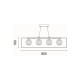 ΦΩΤΙΣΤΙΚΟ ΚΡΕΜΑΣΤΟ ΜΕΤΑΛΛΟ LED 14W 650Lm 3000K 80X1200mm ΜΑΥΡΟ ARTE ILLUMINA BOX