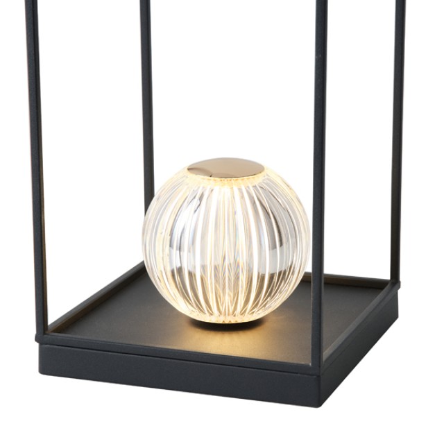 ΦΩΤΙΣΤΙΚΟ ΕΠΙΤΡΑΠΕΖΙΟ LED 4W 90Lm 3000K 180X320mm ΜΑΥΡΟ ARTE ILLUMINA BOX