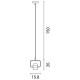 ΦΩΤΙΣΤΙΚΟ ΚΡΕΜΑΣΤΟ ΜΟΝΟΦΩΤΟ LED 3+5W 3000Κ 15.8X8X26.1 ΜΑΥΡΟ-ΧΡΥΣΟ ARTE ILLUMINA ΦΩΤΙΣΤΙΚΟ ΚΡΕΜΑΣΤΟ ΜΟΝΟΦΩΤΟ LED 3+5W 3000Κ 15.8X8X26.1 ΜΑΥΡΟ-ΧΡΥΣΟ ARTE ILLUMINA