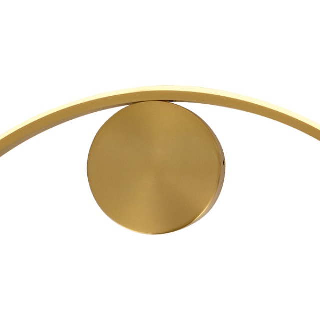 ΑΠΛΙΚΑ ΤΟΙΧΟΥ AΛΟΥΜΙΝΙΟΥ LED 9W 702Lm 3000K 595x30x235mm ΜΑΥΡΟ-ΜΠΡΟΝΖΕ ARTE ILLUMINA WELLE