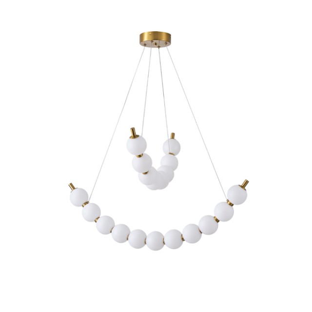ΦΩΤΙΣΤΙΚΟ ΚΡΕΜΑΣΤΟ ΜΕΤΑΛΛΟ LED 19W 1170Lm 3000K 800X1420mm ΜΠΡΟΝΖΕ-ΛΕΥΚΟ ARTE ILLUMINA TREA