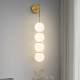 ΑΠΛΙΚΑ ΤΟΙΧΟΥ ΜΕΤΑΛΛΙΚΗ LED ΓΥΑΛΙ 19W 1482Lm 3000K 160 Χ650mm ΜΠΡΟΝΖΕ-ΛΕΥΚΟ ARTE ILLUMINA TREA