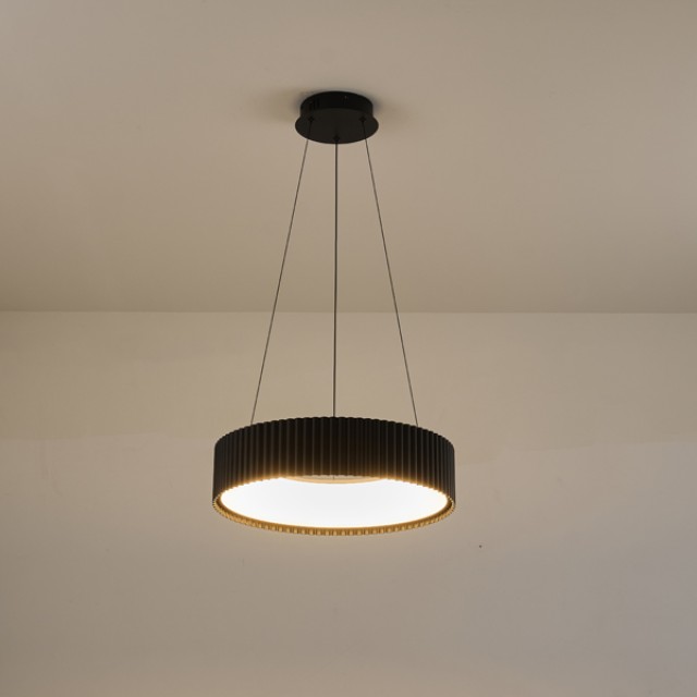 ΦΩΤΙΣΤΙΚΟ ΚΡΕΜΑΣΤΟ ΜΕΤΑΛΛΟ LED 30W 2262Lm 3000K ΜΑΥΡΟ Φ470mm ARTE ILLUMINA HALLO ΦΩΤΙΣΤΙΚΟ ΚΡΕΜΑΣΤΟ ΜΕΤΑΛΛΟ LED 30W 2262Lm 3000K ΜΑΥΡΟ Φ470mm ARTE ILLUMINA HALLO