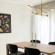 ΦΩΤΙΣΤΙΚΟ ΚΡΕΜΑΣΤΟ ΚΡΕΜΑΣΤΟ 10ΦΩΤΟ LED 60W 143X45 ΧΡΥΣΟ ARTE ILLUMINA